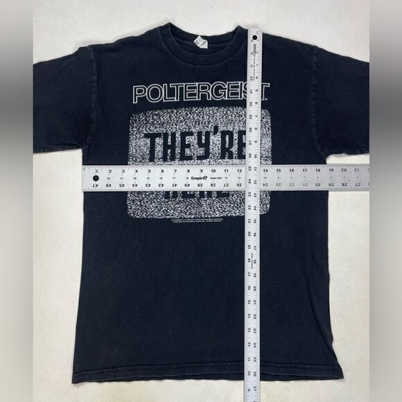 Poltergeist Movie They're Here Graphic T-shirt Women Medium Black Short Sleeve - Picture 6 of 6
